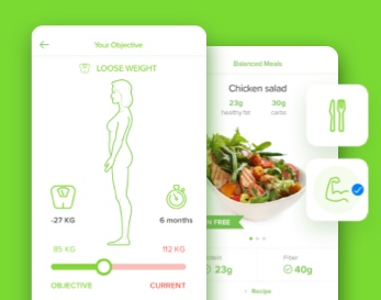 Herbalife Nutrition's interface