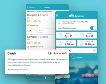 Skyscanner interface