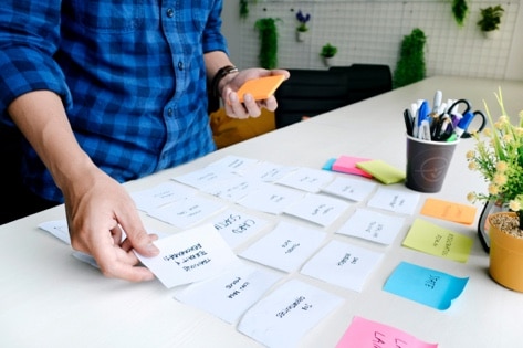 Expert working on a product strategy