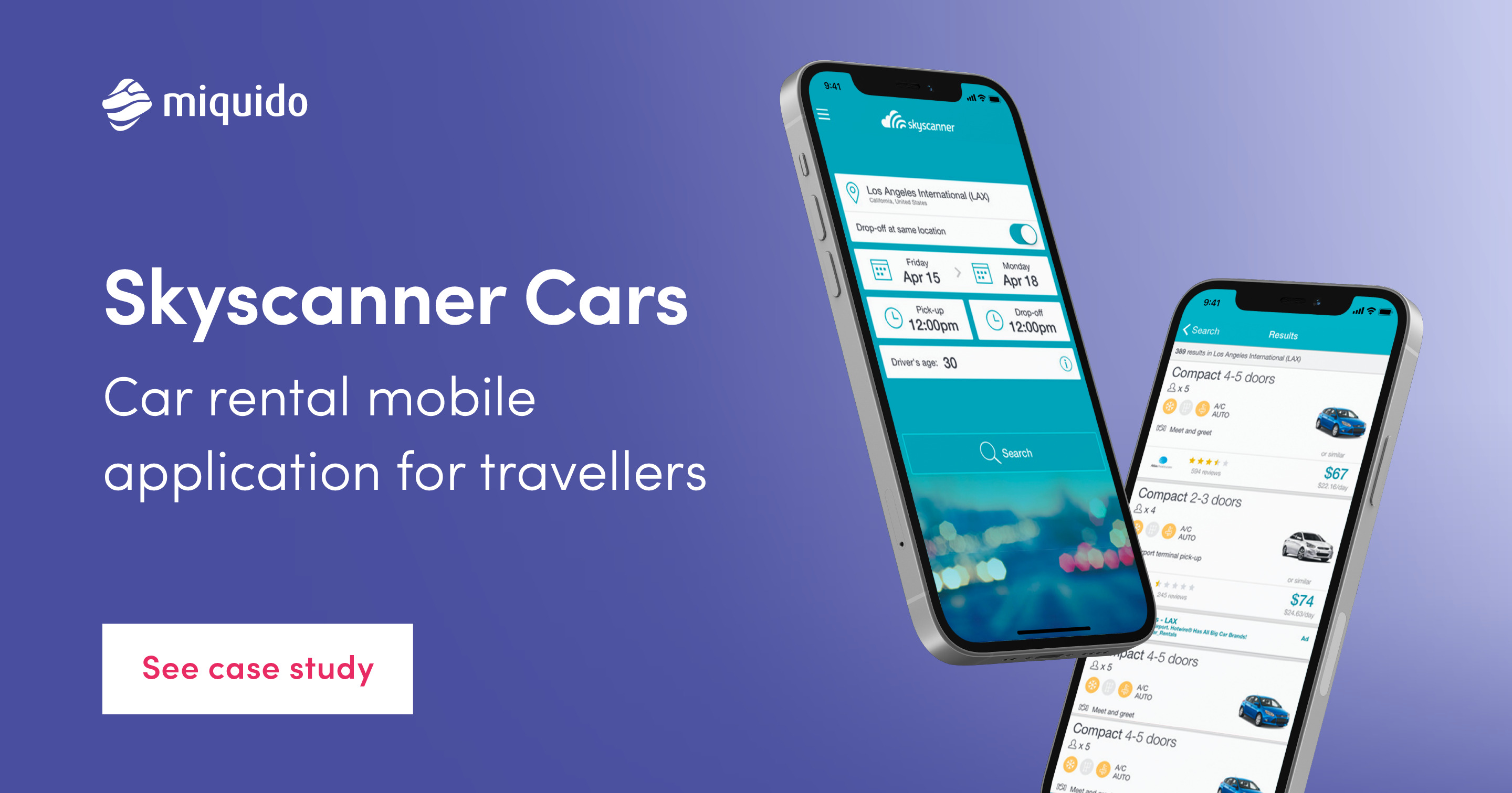 Car Rental Mobile App Development for Skyscanner Miquido