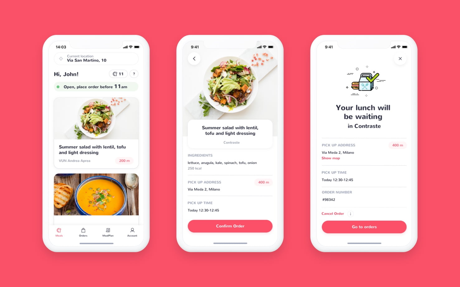 Eat&Joy food ordering mobile app solution