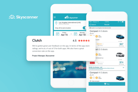 Skyscanner - our travel app development solution