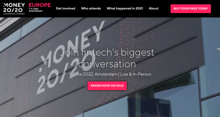 Money 20/20 fintech event