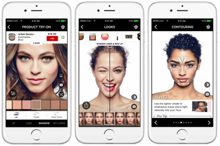 AR solution in Sephora mobile app
