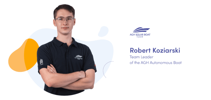 Robert Koziarski, Team Leader of the AGH Autonomous Boat