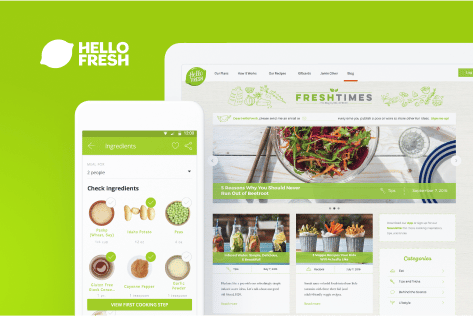 Hello Fresh - our project