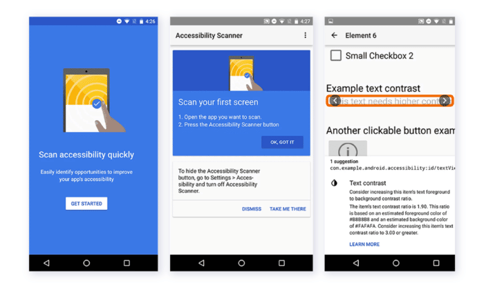 Accessibility Scanner - the tool for quick and easy accessibility testing