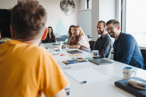 Group of our experts during product bootcamp