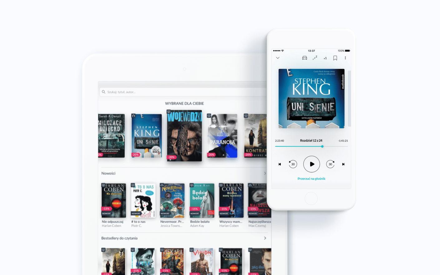Empik Go - our ebook and audio reader app development solution