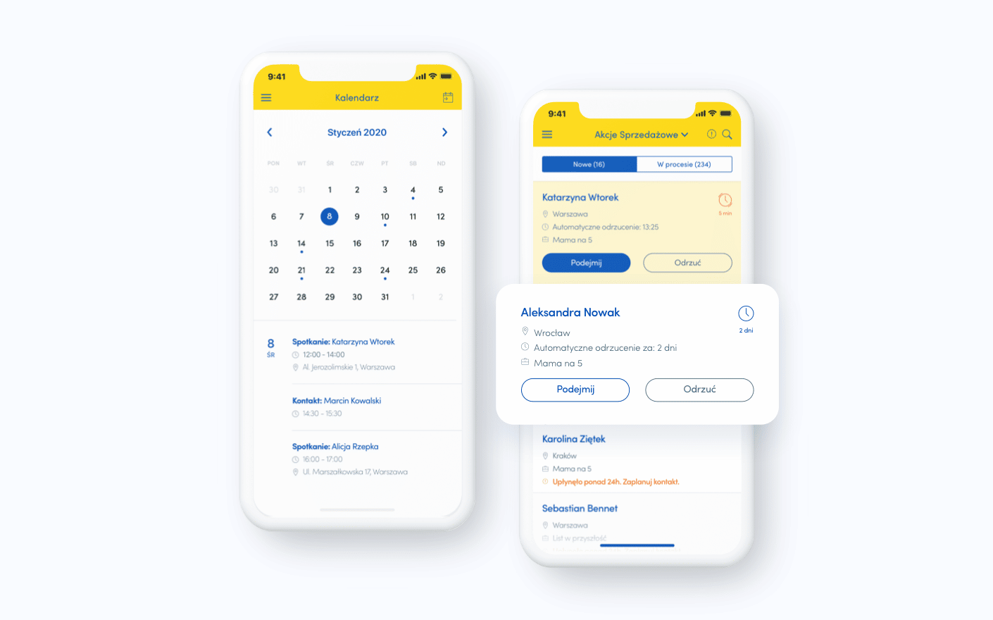 Aviva - mobile app for insurance agents
