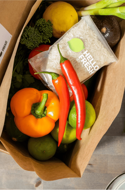 Meal delivery mobile app development for HelloFresh