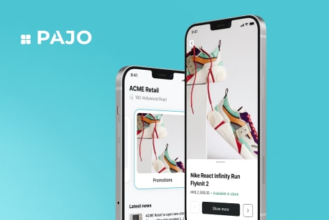 PAJO - Electrifying customer engagement tool created with Flutter Web