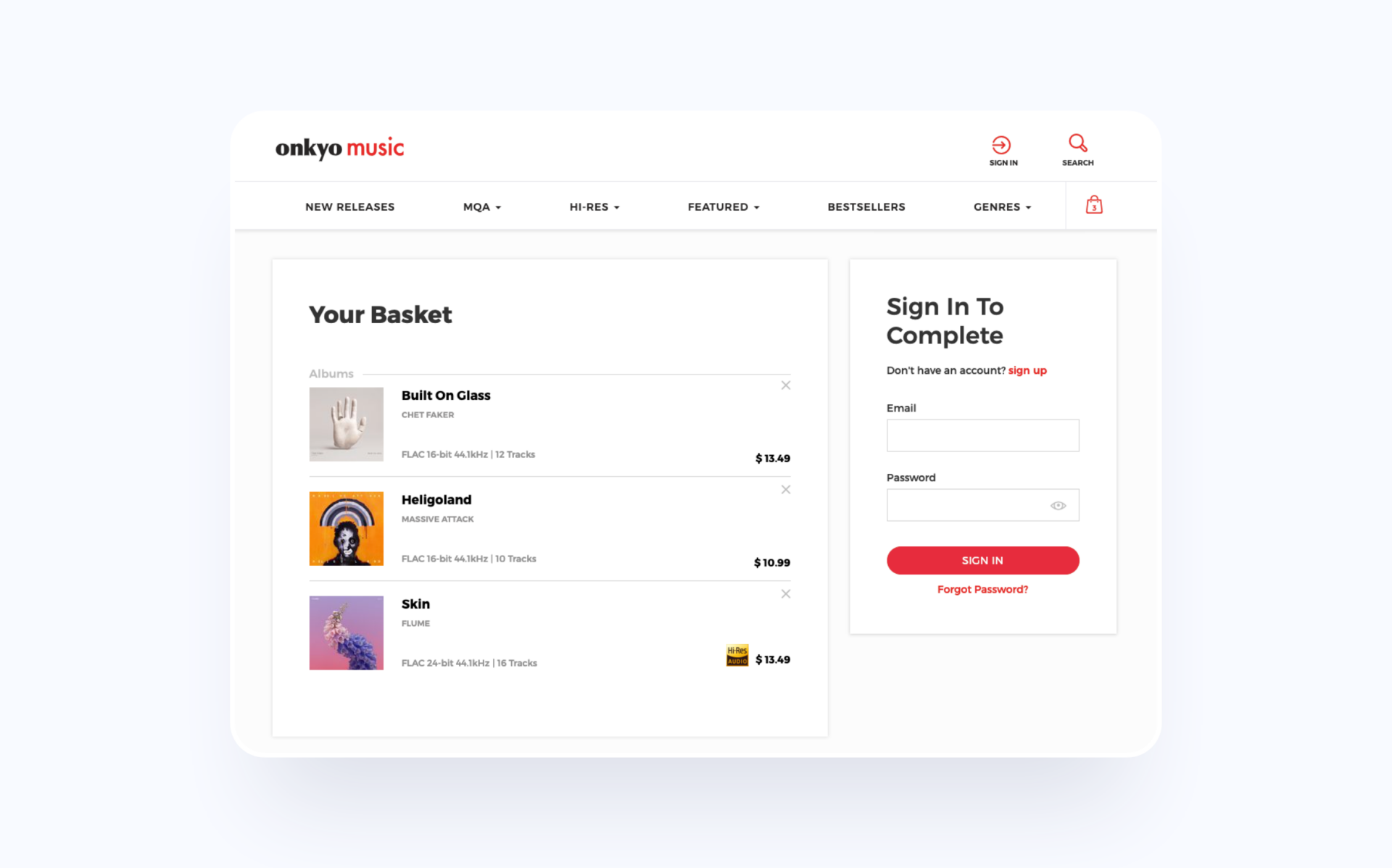 Online Music Store Development Solution for Onkyo Music Miquido