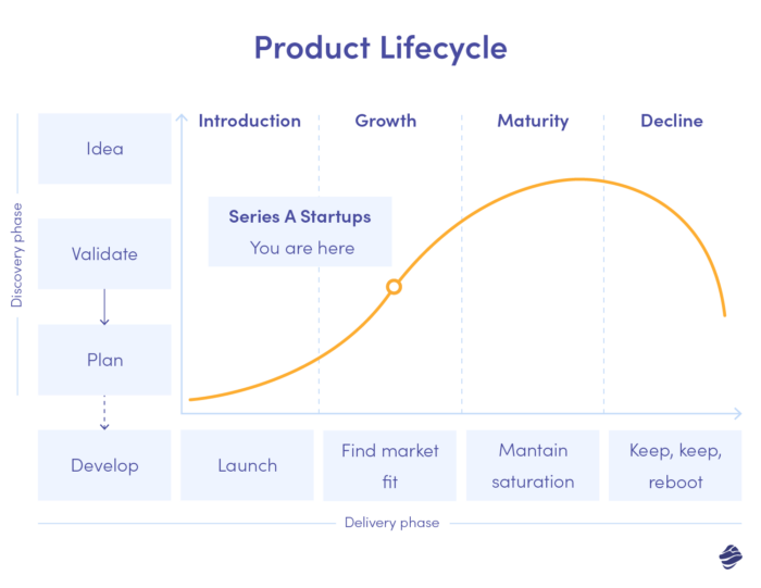 Product lifecycle according to product strategy