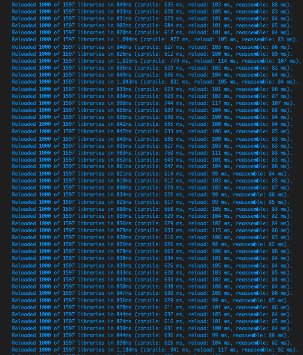 Flutter Hot Reload Performance Test: 1,000 Samples