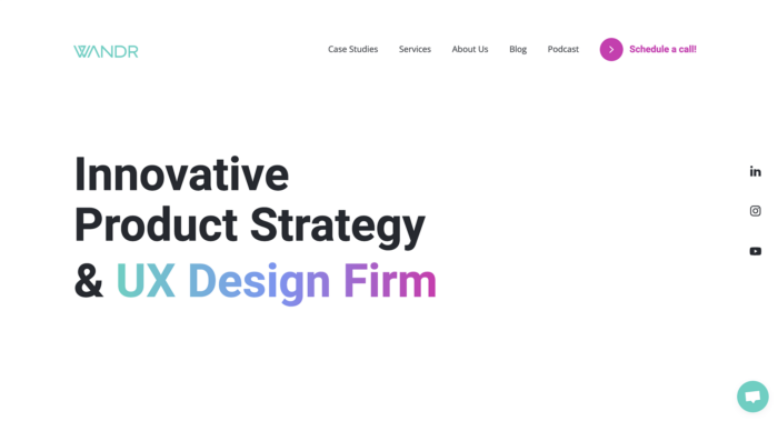 Top digital product design firms - Wandr Studio