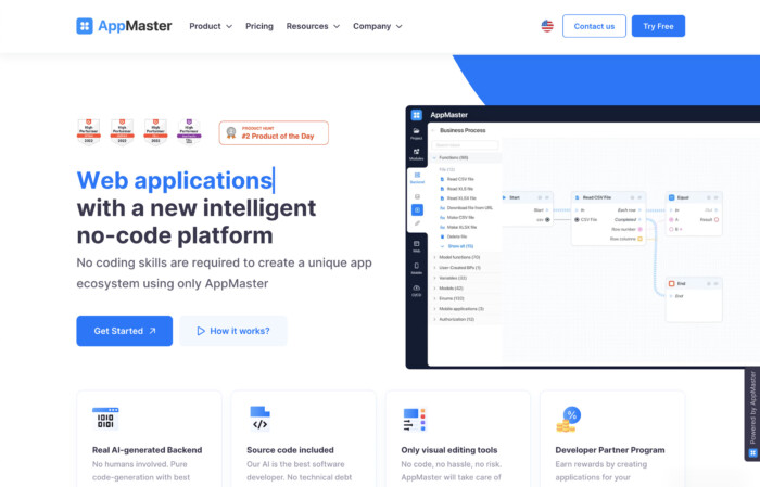 AppMaster website