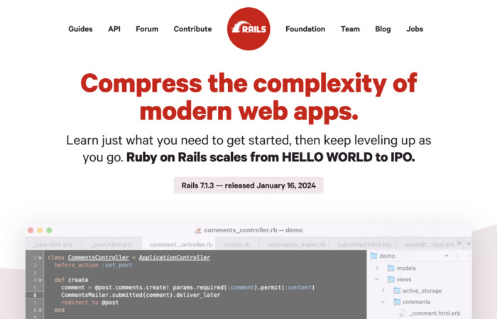 Ruby on Rails