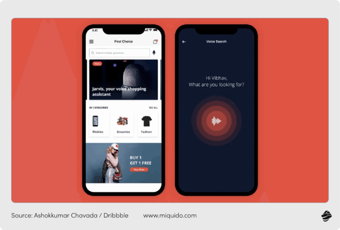 29 top ecommerce app features you need to know voice commerce optimization