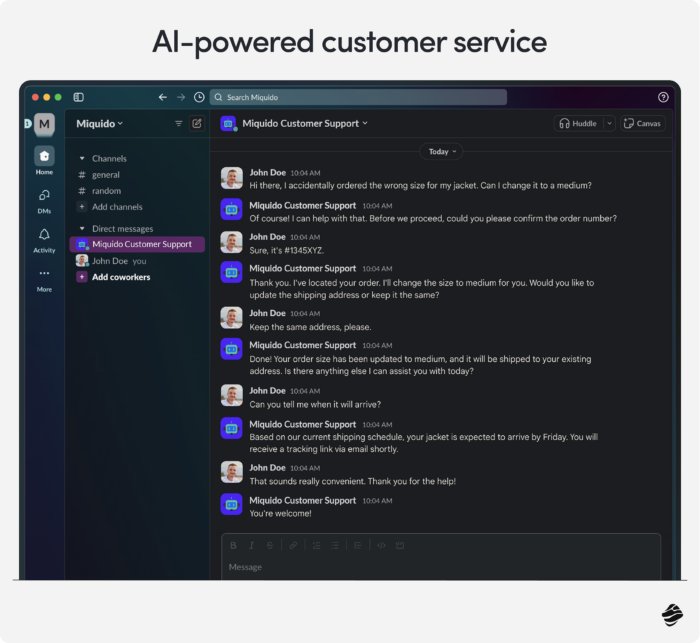 AI-Powered Customer Service by Miquido