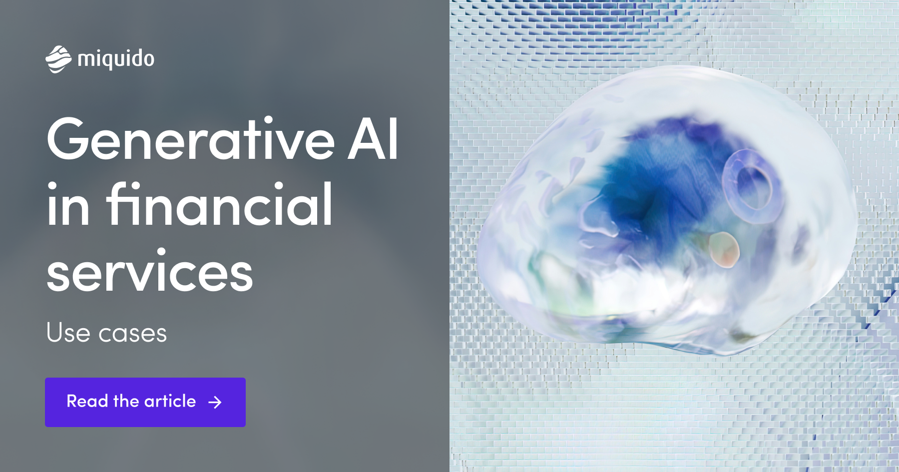 Generative AI in Financial Services: Use Cases | Blog Miquido