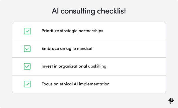 AI Consulting best practices checklist