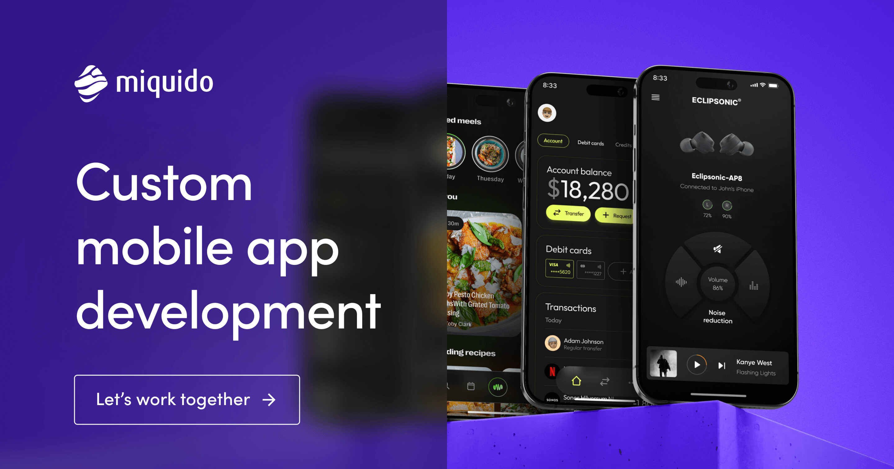 Custom Mobile Application Development Services | Miquido