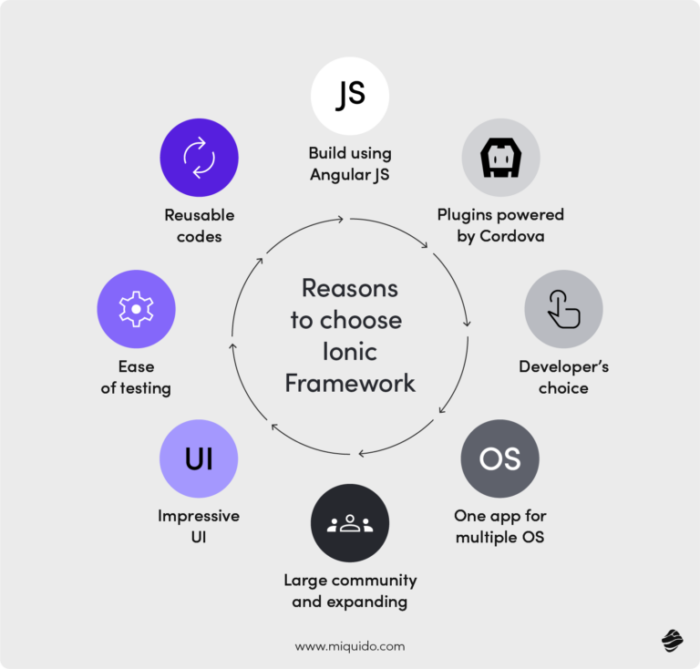 reasons to choose Ionic framework