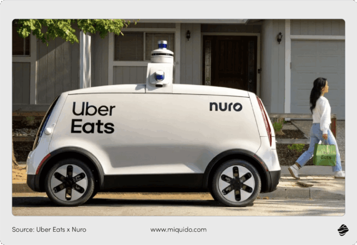 top 5 use cases for autonomous delivery in foodtech today uber eats autonomous delivery vehicles