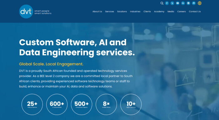 dvt top digital transformation companies