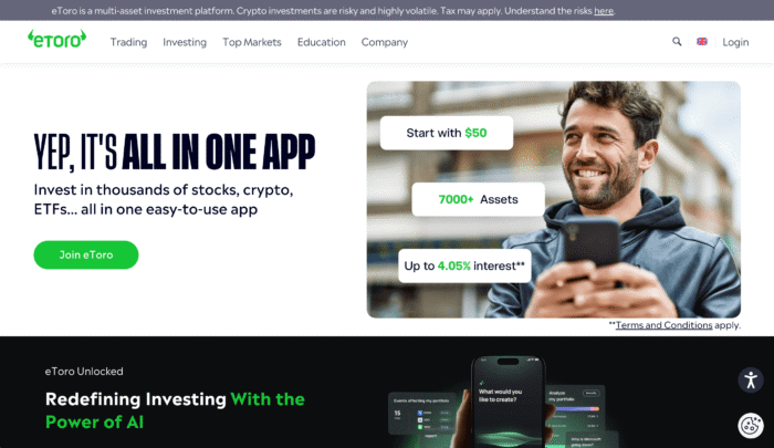 etoro top fintech companies 2025