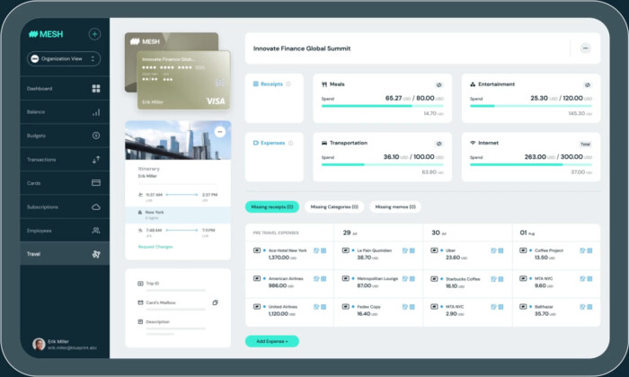 Mesh top fintech companies 2025