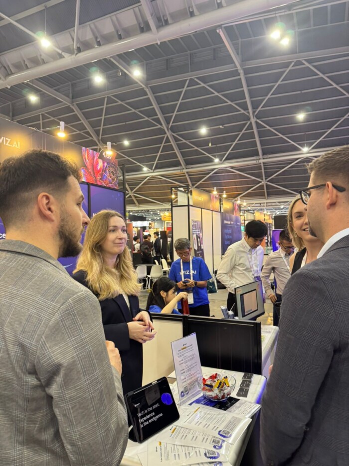 Miquido's team at the Singapore FinTech Festival