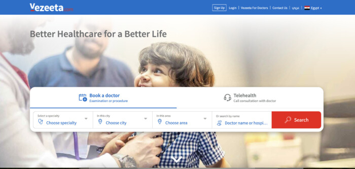 Vezeeta healthcare app