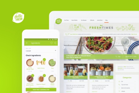 HelloFresh: our UI design solution