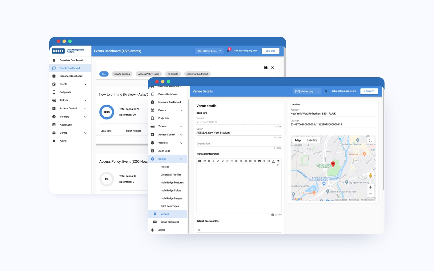 HID - our event access control software solution