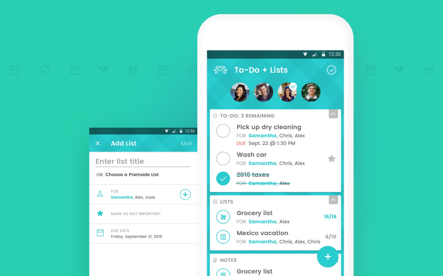 Picniic - family task management app